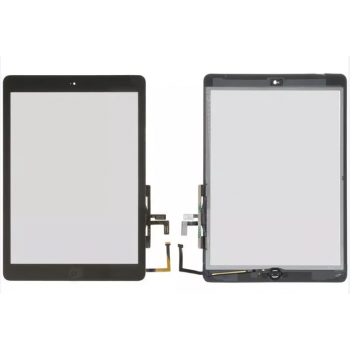 Тачскрин (сенсор) для iPad Air (iPad 5), черный, полный комплект,  высокого качества