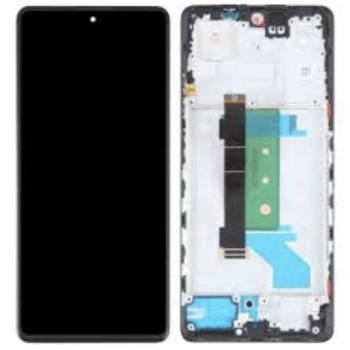 Дисплей (екран) для Xiaomi Redmi Note 12 Pro+ 5G, чорний, OLED оригінал PRC, з передньою панеллю