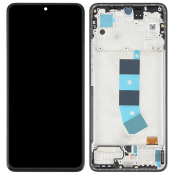 Дисплей (екран) для Xiaomi Redmi Note 13 4G, чорний, TFT, з передньою панеллю, Midnight Black