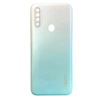 Задняя крышка для Oppo A31, белая, Fantasy White, оригинал (Китай) + стекло камеры 