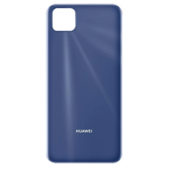 Задняя крышка для Huawei Y5p 2020, синяя, Phantom Blue, оригинал (Китай) + стекло камеры