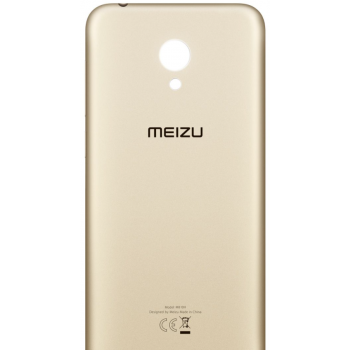 Задняя крышка для Meizu M8с M810H, золотистая, оригинал