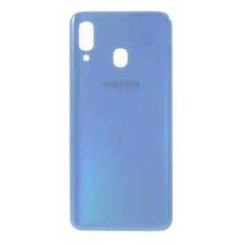 Задняя крышка для Samsung A405 Galaxy A40 2019, голубая, оригинал