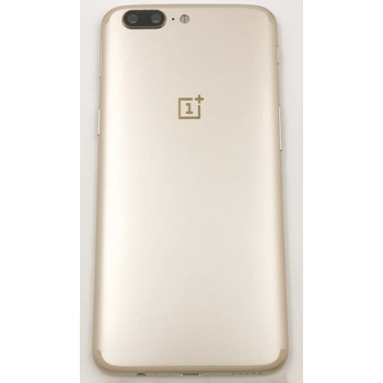 Задняя крышка для OnePlus 5 (A5000), золотистая, оригинал