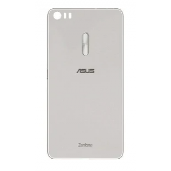 Задняя крышка для Asus ZenFone 3 Ultra (ZU680KL), серебристая, оригинал