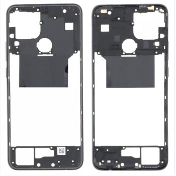 Рамка корпусу для Oppo A15/A15s/A35, чорна, Dynamic Black