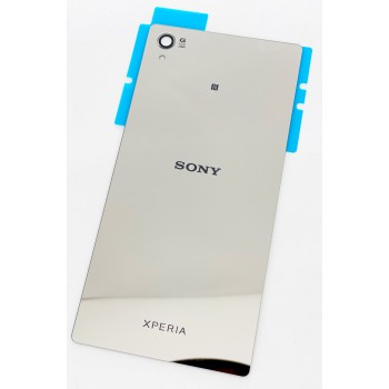 Задняя крышка для Sony E6833 Xperia Z5 Premium Dual Sim/E6853/E6883, серебристая (chrome), оригинал