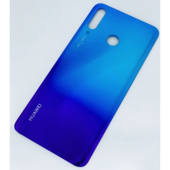 Задняя крышка Huawei P30 Lite (MAR-L21)/Nova 4e, синяя, Peacock Blue, оригинал 