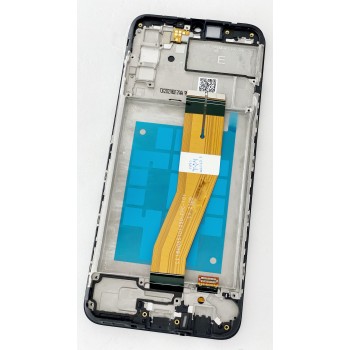Дисплей (экран) для Samsung A025F Galaxy A02s/M025 Galaxy M02s + тачскрин, черный, с передней панелью