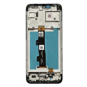 Дисплей (экран) для Motorola XT2097-6 Moto E7 Power/XT2097-13 Moto E7i Power + тачскрин, черный,  с передней панелью