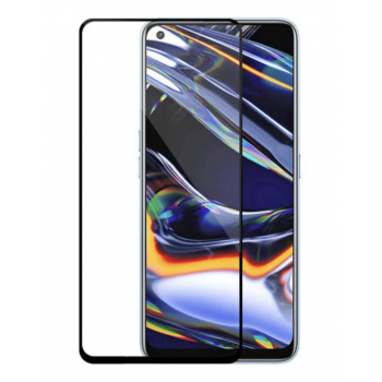 Защитное стекло для Realme 7i/C1, Full Glue , цвет черный