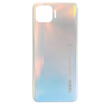 Задняя крышка для Oppo A93, белая, Metallic White, оригинал (Китай) 