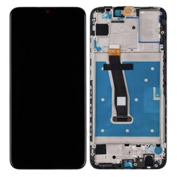 Дисплей (экран) для Huawei P Smart 2021/Y7A/Honor 10X Lite + тачскрин, черный, с передней панелью