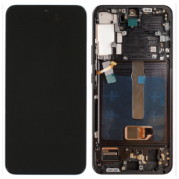 Дисплей (екран) для Motorola XT2303-2 Edge 40 чорний, P-OLED, оригінал PRC, з рамкою, Eclipse Black