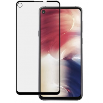 Защитное стекло для Samsung Galaxy A8s (2019) Full Glue, цвет черный
