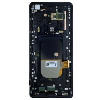 Дисплей (экран) для Sony H8416 Xperia XZ3/H9436/H9493/H9496 + тачскрин, черный, OLED, оригинал (Китай) с передней панелью