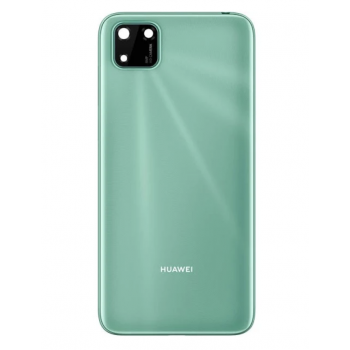 Задняя крышка для Huawei Y5p 2020, зеленая, Mint Green, оригинал (Китай) + стекло камеры