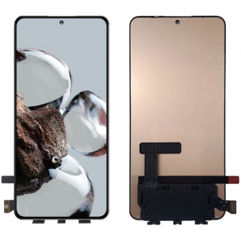 Дисплей (екран) для Xiaomi 12T/12T Pro + тачскрин, черный, Amoled, оригинал (Китай) переклеено стекло 