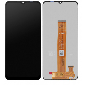Дисплей (экран) для Samsung A127 Galaxy A12 Nacho, черный, без рамки, Original (PRC)