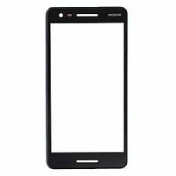 Стекло дисплея для Nokia 2.1 Dual Sim, черное