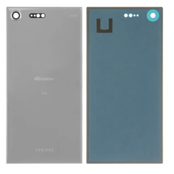 Задняя крышка для Sony G8141 Xperia XZ Premium/G8142, серебристая, Luminous Chrome, оригинал