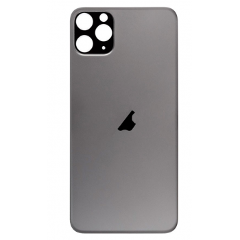 Задняя крышка для iPhone 11 Pro, серая, Space Gray, оригинал , в комплекте стекло камеры
