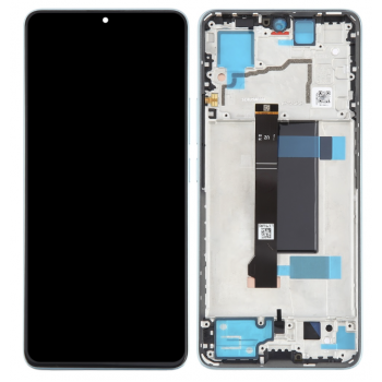 Дисплей Xiaomi Redmi Note 13 Pro 4G чорний, Amoled, оригінал PRC з рамкою зеленого кольору, Forest Green