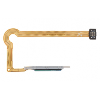 Шлейф для ZTE Blade A71, с сканером отпечатка пальца (Touch ID) серого цвета