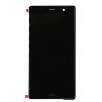 Дисплей (экран) для Sony H8166 Xperia XZ2 Premium + тачскрин, черный, Chrome Black, оригинал 