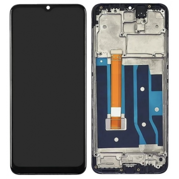 Дисплей (экран) для Oppo A5 2020/A11 + touchscreen, черный, с передней панелью, версия 6, p/n : P650513F1-FPCA-R1.0 