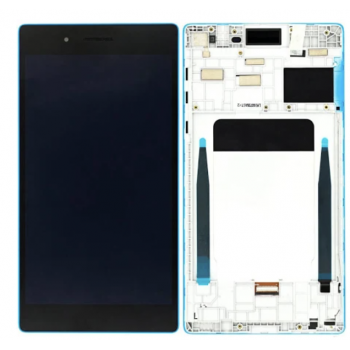 Дисплей (экран) для Lenovo Tab 3 TB3-730X/TB-7304i Tab 7 + тачскрин, черный,  #V070WSM-TL0, с передней панелью