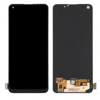 Дисплей (экран) для Oppo A74 4G/F19/F19 Pro + тачскрин, черный, Amoled, оригинал (Китай)  