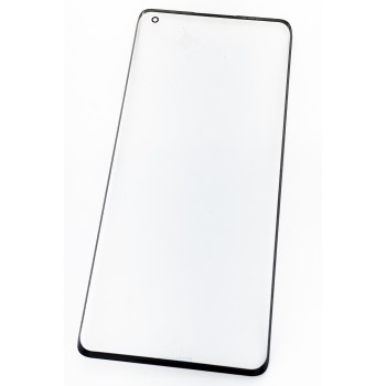 Стекло дисплея для OnePlus 8 Pro, черное, с OCA-пленкой, оригинал (Китай) с олеофобным покрытием