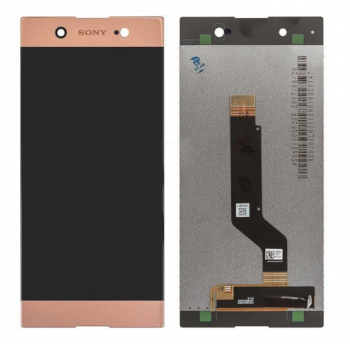 Дисплей (экран) для Sony G3212 Xperia XA1 Ultra Dual/G3221/G3223/G3226 + тачскрин, розовый, оригинал 