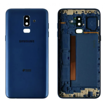 Корпус Samsung J810 Galaxy J8 (2018), голубой, Lavenda, оригинал  