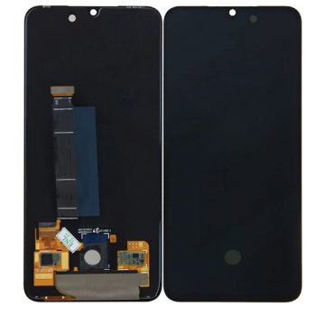 Дисплей (экран) для Xiaomi Mi 9 SE + тачскрин, черный, OLED, копия хорошего качества, с передней панелью фиолетового цвета, Lavender Violet 