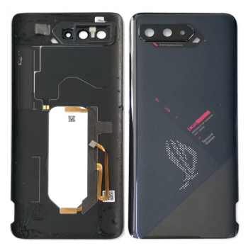 Задня кришка Asus ROG Phone 5s ZS676KS, чорна, Phantom Black, оригінал PRC + скло камери