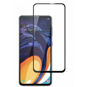 Защитное стекло для Samsung Galaxy A71 (2020) Full Glue, цвет черный