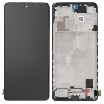 Дисплей (экран) для Xiaomi Redmi Note 10 Pro 4G/Note 10 Pro Max + тачскрин, черный, TFT, копия, с передней панелью