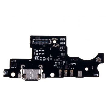 Шлейф для ZTE Blade A71, с разъемом зарядки, с микрофоном, плата зарядки, с микросхемой, оригинал (Китай)