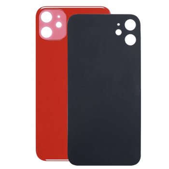 Задняя крышка для iPhone 11, красная, копия высокого качества