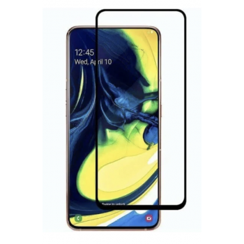 Защитное стекло для Samsung A805F Galaxy A80, Full Glue, цвет черный