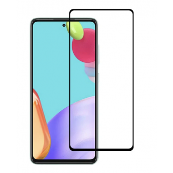 Защитное стекло для Samsung A525F Galaxy A52 2021, Full Glue, с олеофобным покрытием, цвет черный