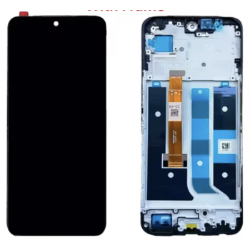 Дисплей (екран) для Realme 11 4G чорний, OLED, з рамкою