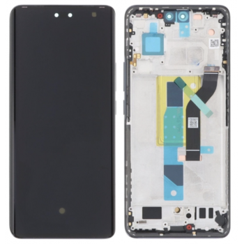 Дисплей (экран) для Xiaomi 13 Lite/Civi 2 + touchscreen, черный, Amoled, оригинал (Китай) переклеено стекло, с передней панелью 