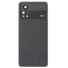 Задня кришка Xiaomi Poco X4 Pro 5G, чорна, Laser Black, оригінал PRC + скло камери