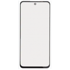 Скло корпусу для Realme C55/Narzo N55/Oppo A1/A98 5G, чорне, з OCA-плівкою