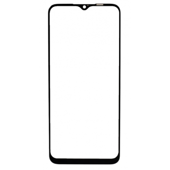 Скло корпусу для Realme C11 2021/C20/C20A/C21/Narzo 50i, чорне, з OCA-плівкою