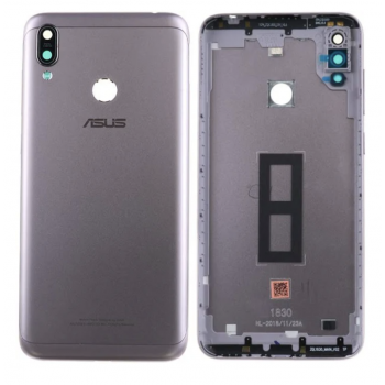 Задняя крышка для Asus ZenFone Max M2 ZB633KL, серебристая, Meteor Silver, оригинал (Китай)