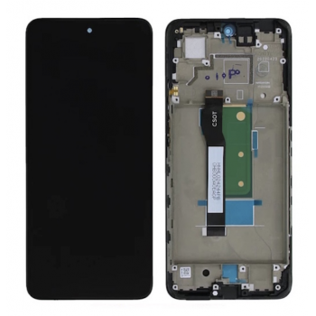 Дисплей (экран) для Xiaomi Poco X4 GT/Note 11T Pro/Note 11T Pro+ + touchscreen, черный, оригинал (Китай) с передней панелью 